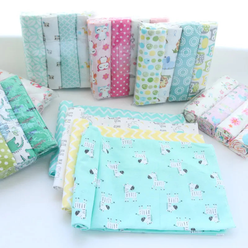 Kiki's Baby Closet 4Pcs Flannel Supersoft Receiving Blankets