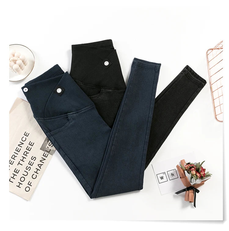 Kiki's Baby Closet Low Waist Maternity Skinny Jeans