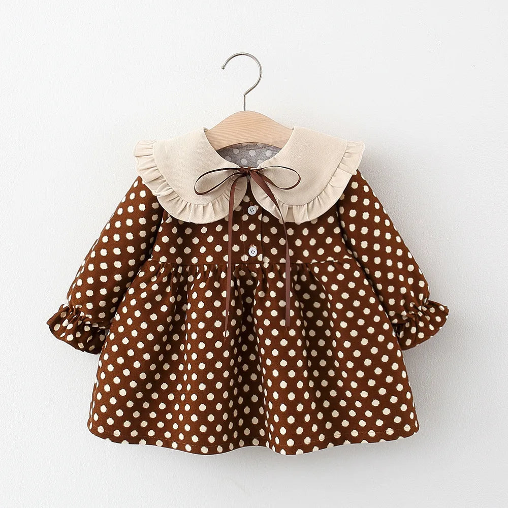 Kiki's Baby Closet Baby Girl Polka Dot Princess Dress