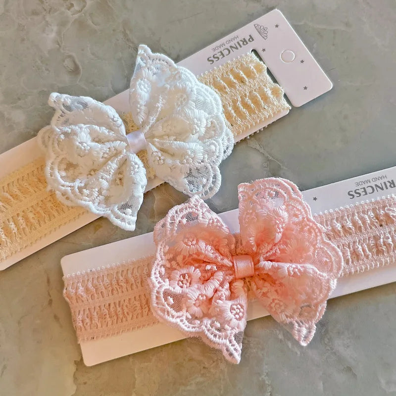 Kiki's Baby Closet Baby Girl Lace Bow Headband