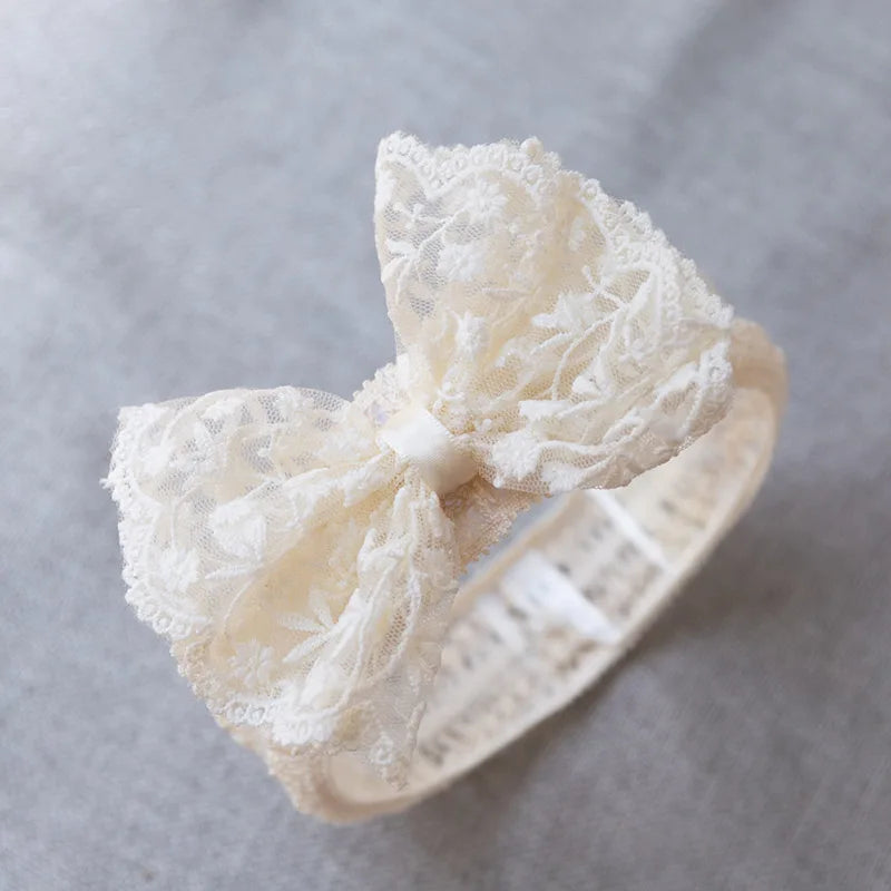 Kiki's Baby Closet Baby Girl Lace Bow Headband