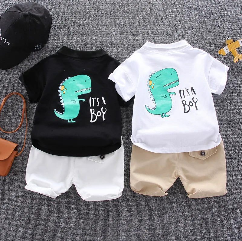 Kiki's Baby Closet Baby Boy Polo Shirt and Shorts Set