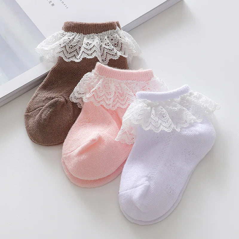 Kiki's Baby Closet  Baby Girls Socks Lace Princess