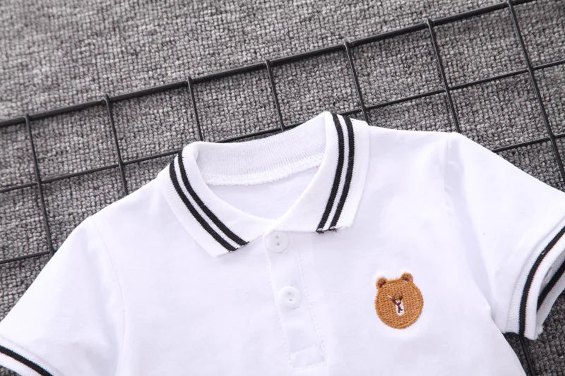 Kiki's Baby Closet Baby Boy Polo Shirt and Shorts Set