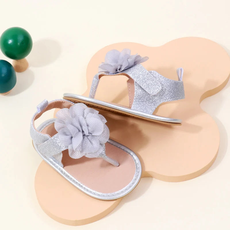 Kiki's Baby Closet Baby Girl Flower Sandals