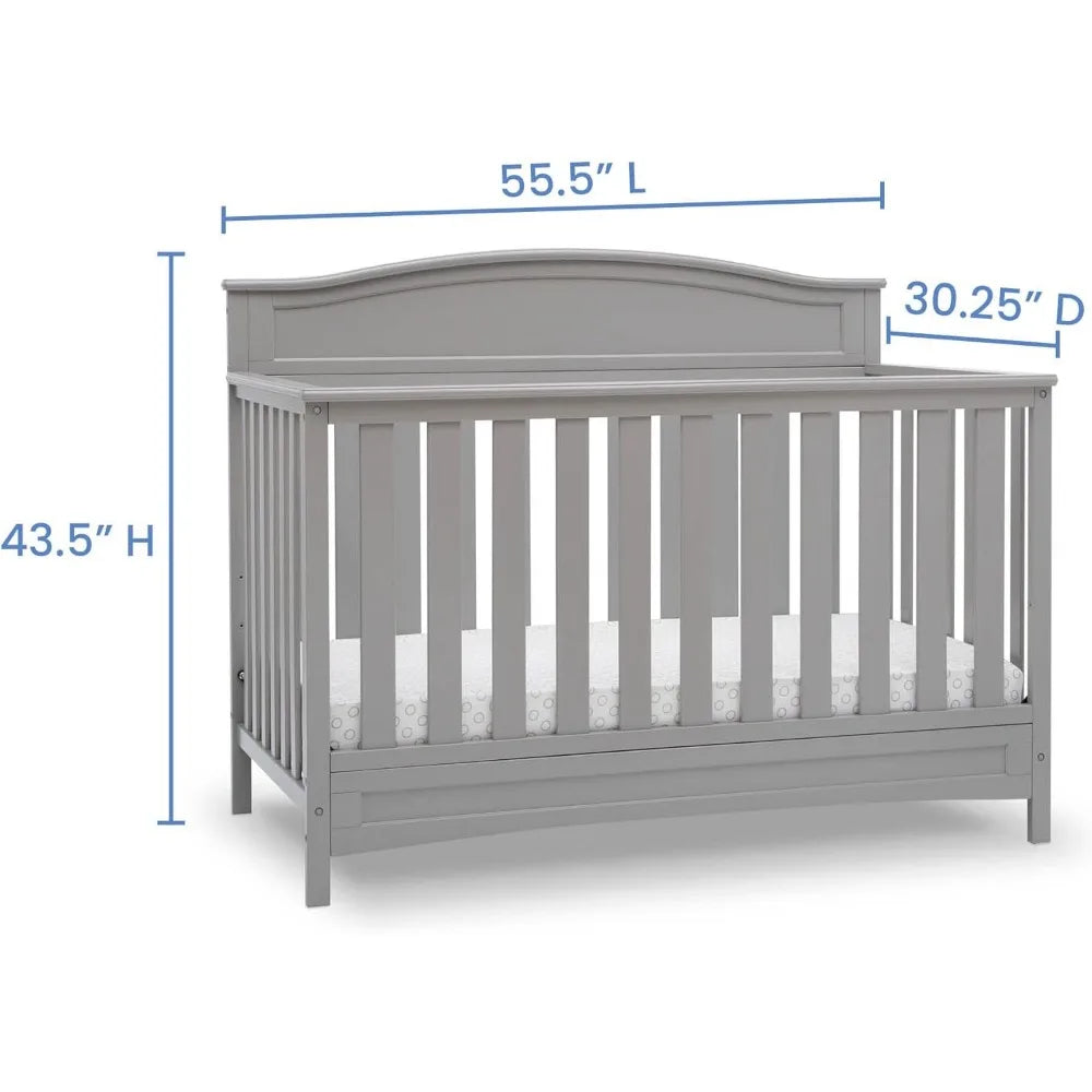 Delta Children Emery 4-in-1 Convertible Baby Crib