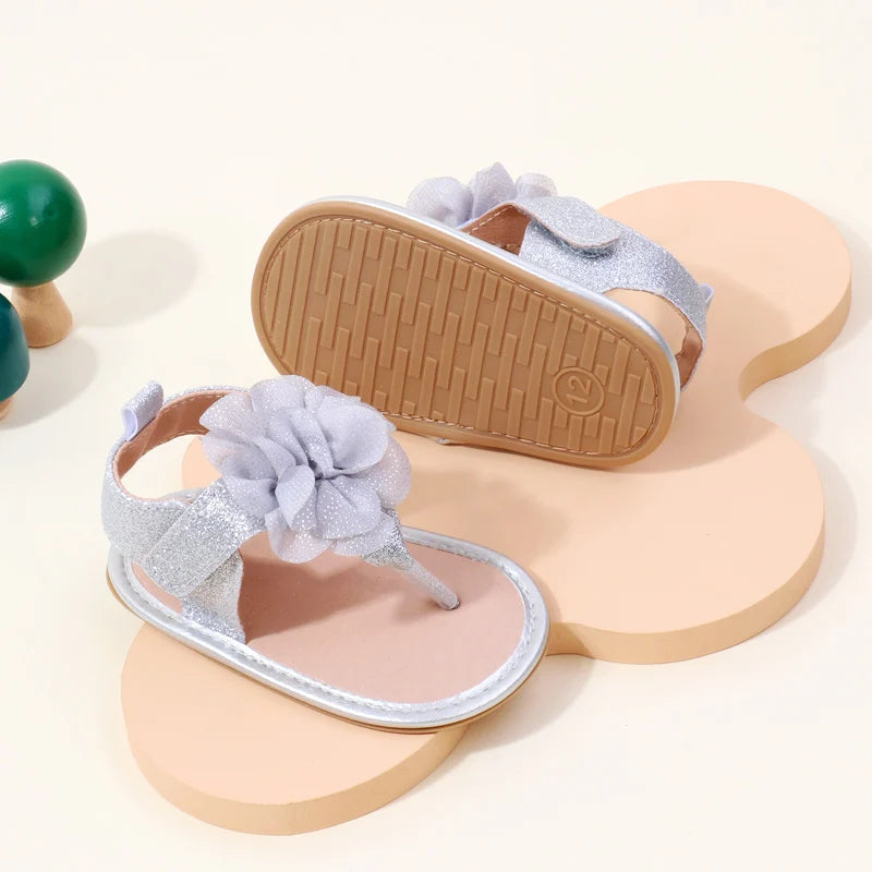 Kiki's Baby Closet Baby Girl Flower Sandals