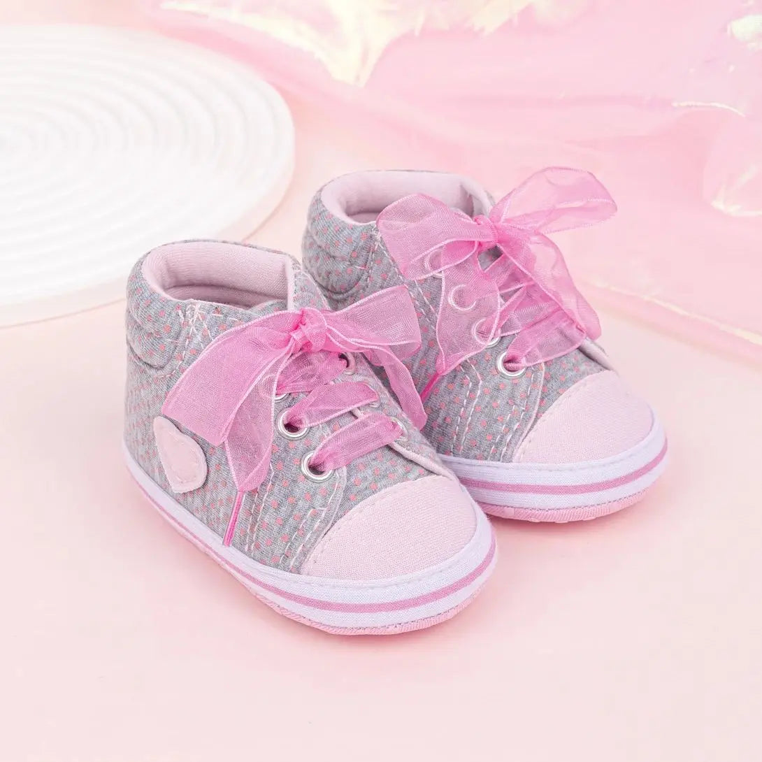 Kiki's Baby Closet Baby Girl Cute High-Top Sneakers