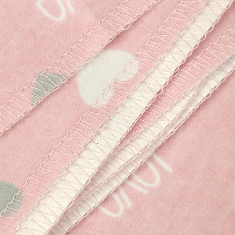 Kiki's Baby Closet 4Pcs Flannel Supersoft Receiving Blankets