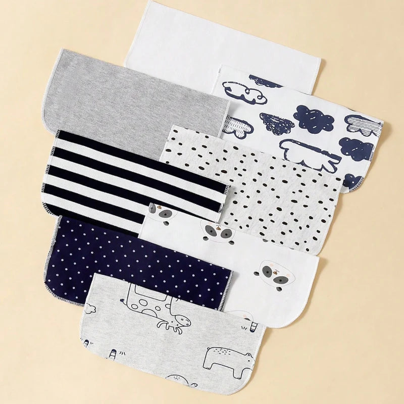 Kiki's Baby Closet 8Pcs Burp Towels