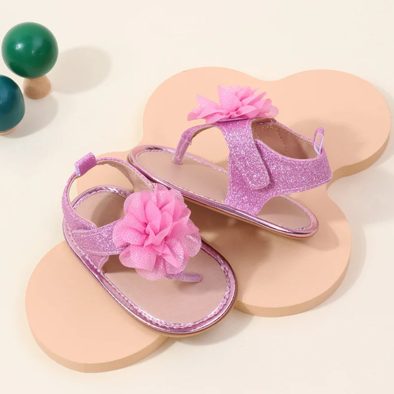 Kiki's Baby Closet Baby Girl Flower Sandals