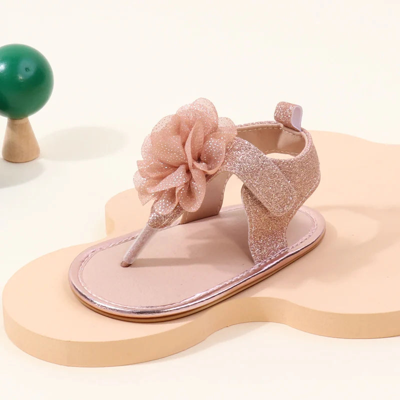 Kiki's Baby Closet Baby Girl Flower Sandals