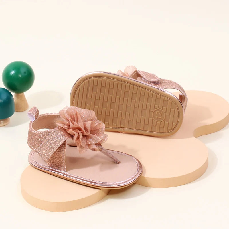 Kiki's Baby Closet Baby Girl Flower Sandals