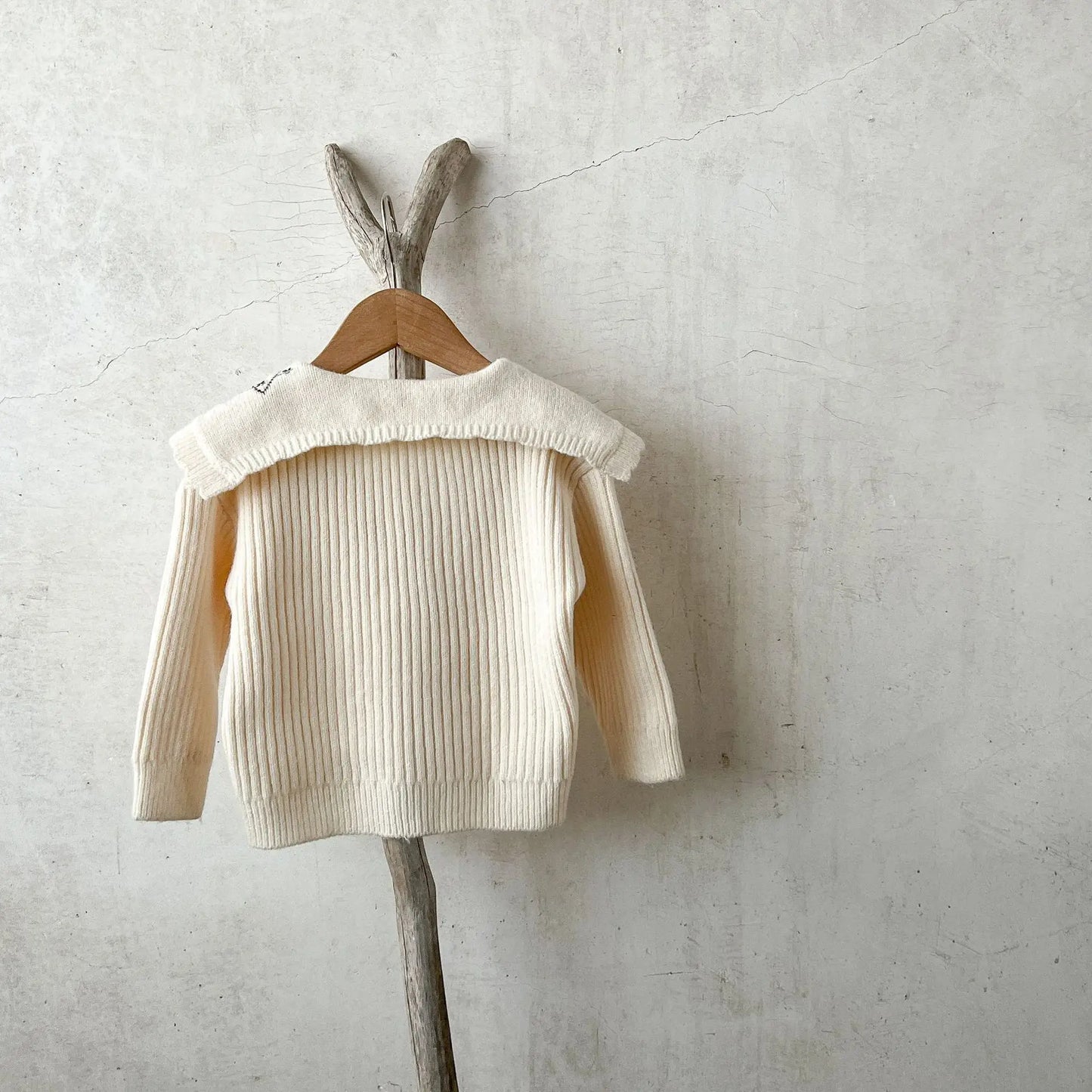 Kiki's Baby Closet Baby Girl Long Sleeve Embroidery Knitted Coat