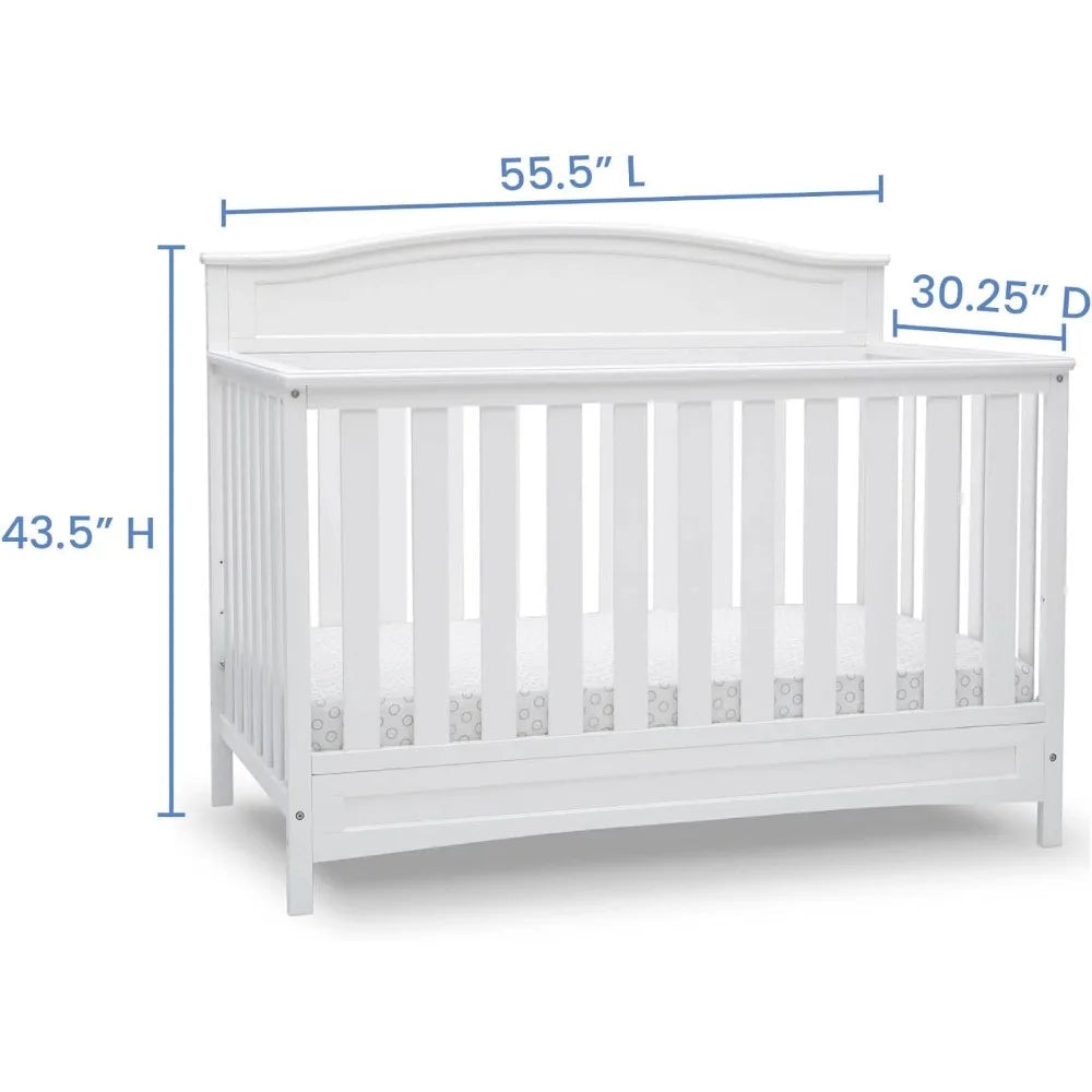 Delta Children Emery 4-in-1 Convertible Baby Crib