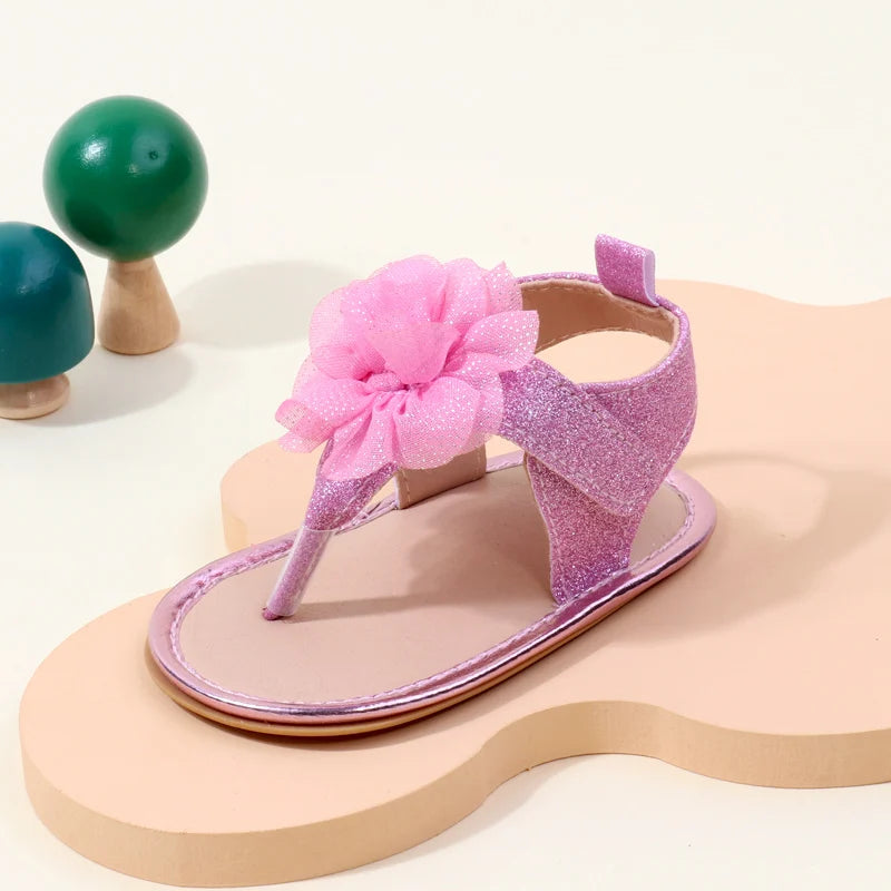 Kiki's Baby Closet Baby Girl Flower Sandals