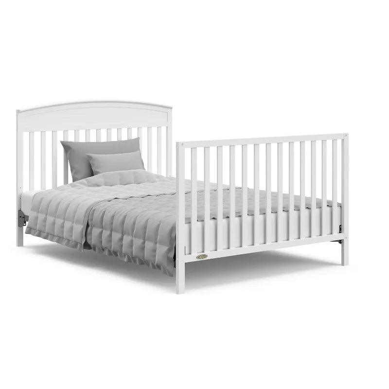 5-in-1 Convertible Crib,Converts from Baby Crib to Toddler Bed, Daybed and Full-Size Bed,Fits Standard Full-Size Crib Mattress