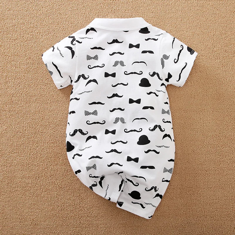 Kiki's Baby Closet Baby Boy Mustache Onesie