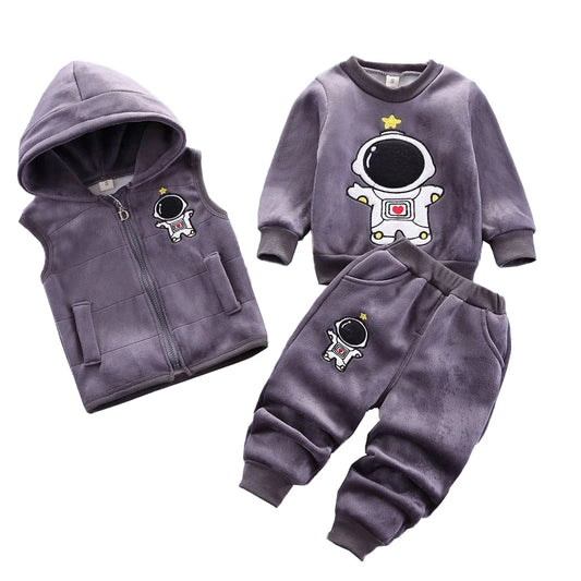 Kiki's Baby Closet Baby Boy 3Pcs Astronaut Set