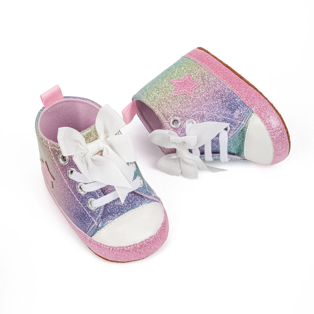 Kiki's Baby Closet Baby Girl Cute High-Top Sneakers