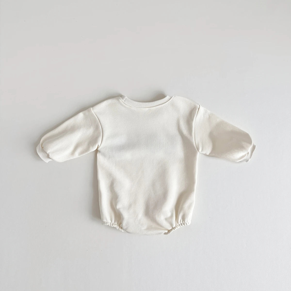 Kiki's Baby Closet Baby Girl LOVE Embroidery Sweatshirt Romper