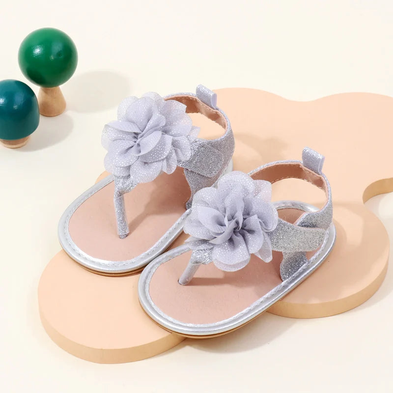 Kiki's Baby Closet Baby Girl Flower Sandals