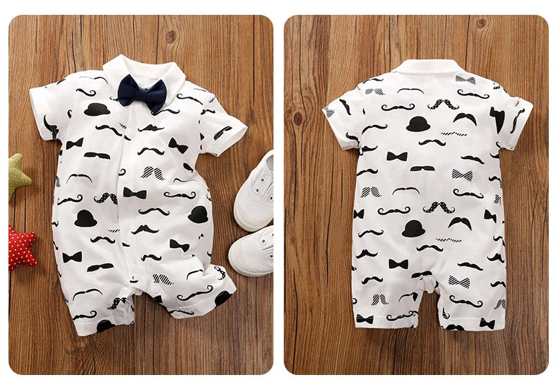 Kiki's Baby Closet Baby Boy Mustache Onesie