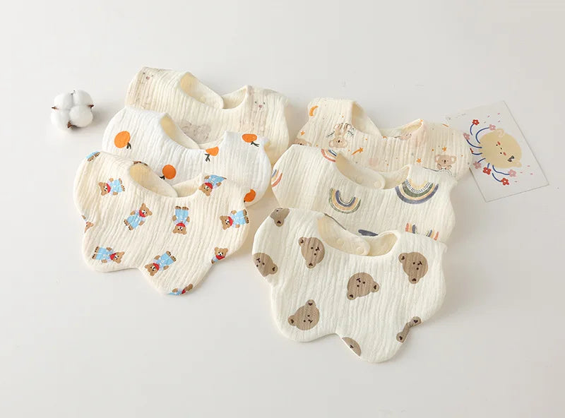 Kiki's Baby 7 Layer Closet Cotton Baby Bibs Girl and Boy