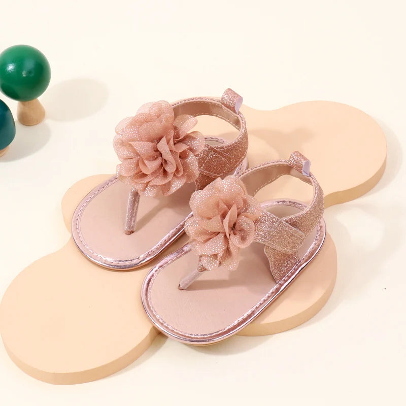 Kiki's Baby Closet Baby Girl Flower Sandals