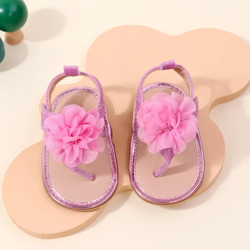 Kiki's Baby Closet Baby Girl Flower Sandals