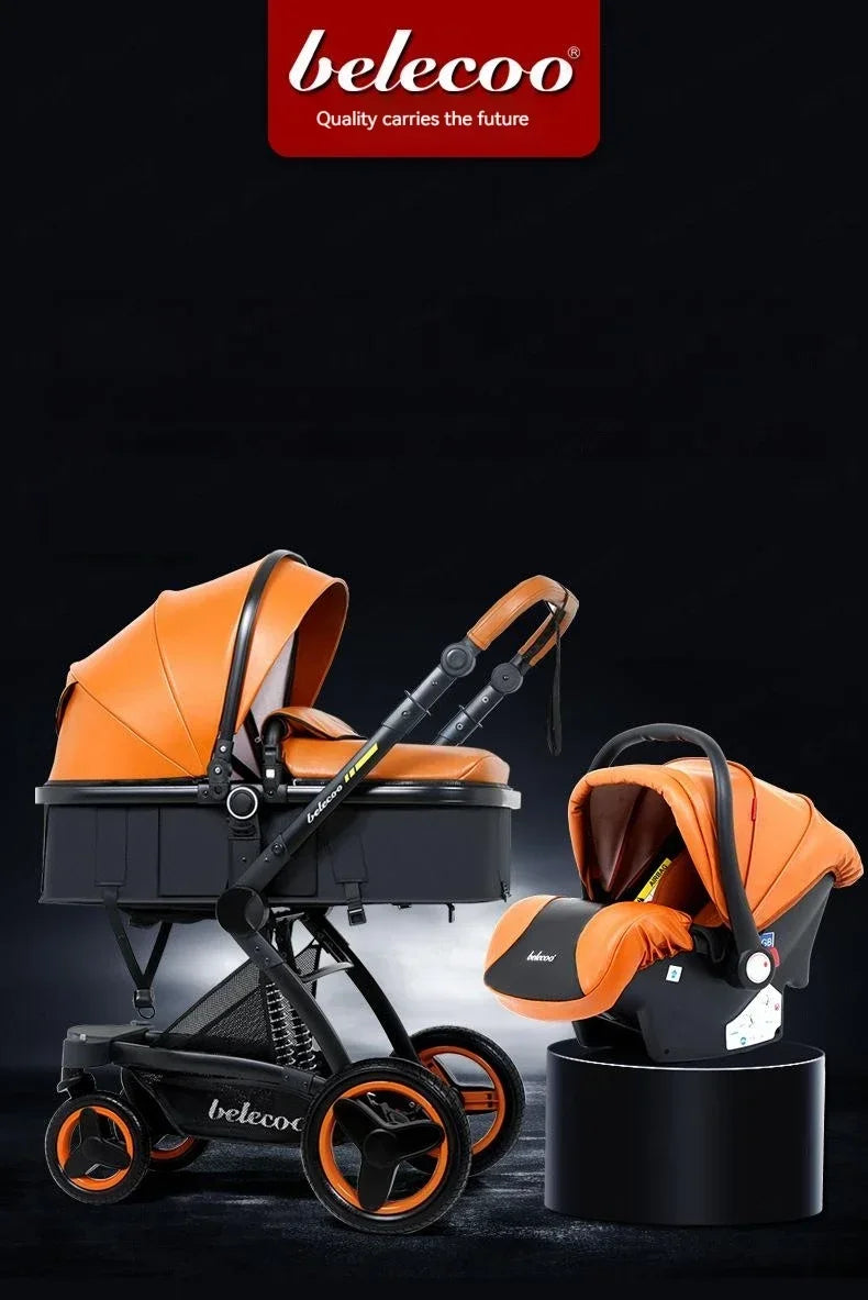 Baby Stroller 3 in 1 Foldable