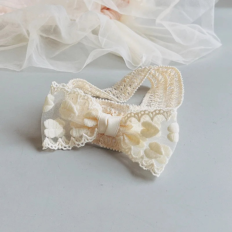 Kiki's Baby Closet Baby Girl Lace Bow Headband