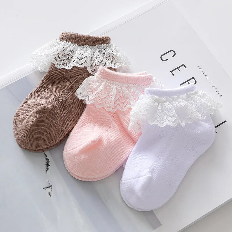 Kiki's Baby Closet  Baby Girls Socks Lace Princess