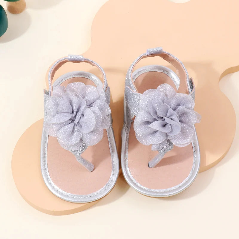 Kiki's Baby Closet Baby Girl Flower Sandals