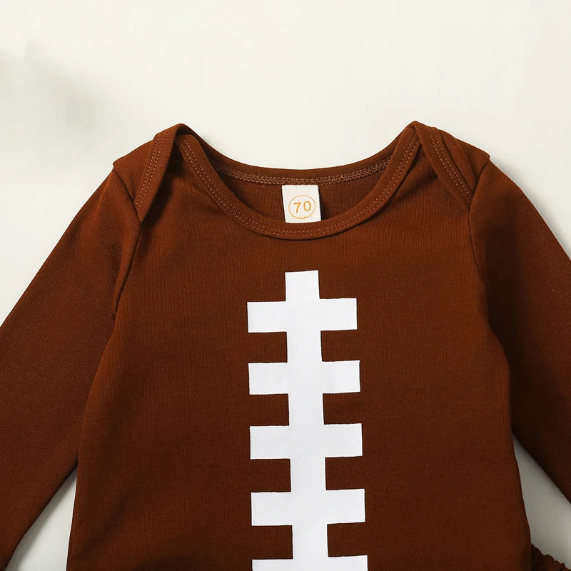 Kiki's Baby Closet Baby Boy 3Pcs Football Outfit