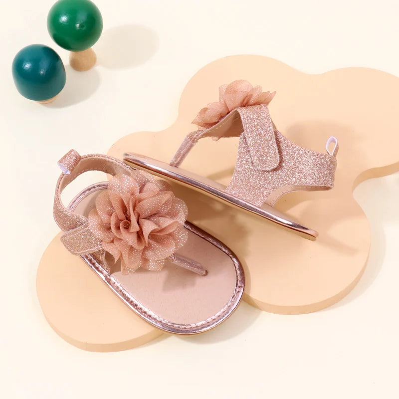 Kiki's Baby Closet Baby Girl Flower Sandals