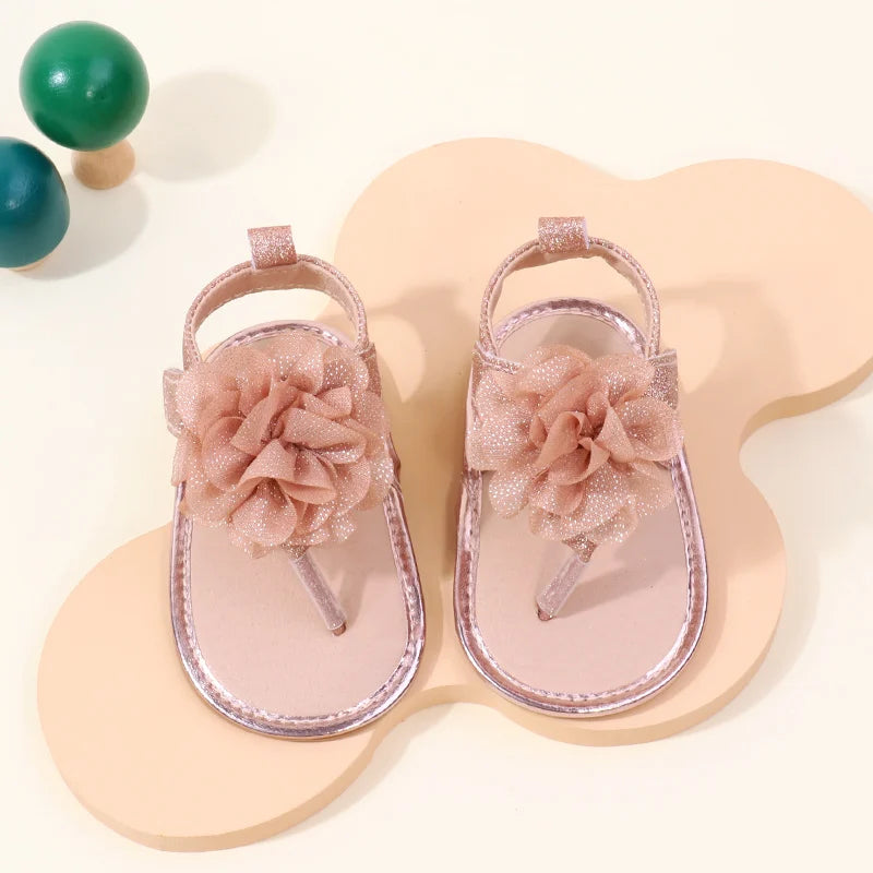 Kiki's Baby Closet Baby Girl Flower Sandals