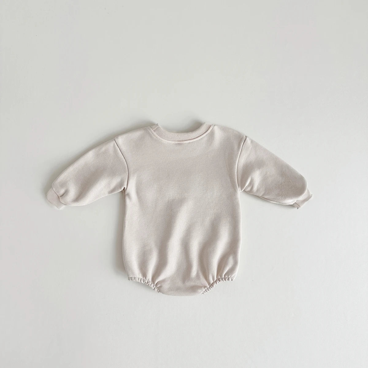 Kiki's Baby Closet Baby Girl LOVE Embroidery Sweatshirt Romper